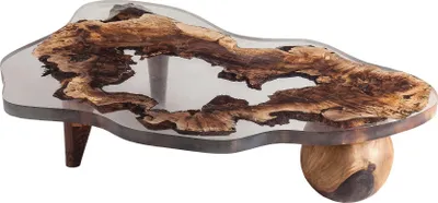 Image de Table basse moderne en bois marron
