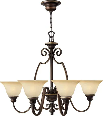 Produktbild von Elstead Cello Kronleuchter E27 6-fach Antike Bronze
