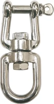 Produktbild von Wirbel Auge-Gabel Ø 6 x 66 mm aus Edelstahl V4A