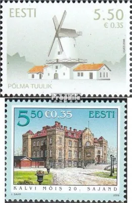 Produktbild von Briefmarken Estland 2008 Mi 621,622 (kompl.Ausg.) postfrisch Pölma