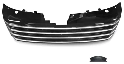 Kühlergrill Sportgrill Gitter Front Grill Schwarz Lack Chrom für VW Passat B7 – Produktansicht
