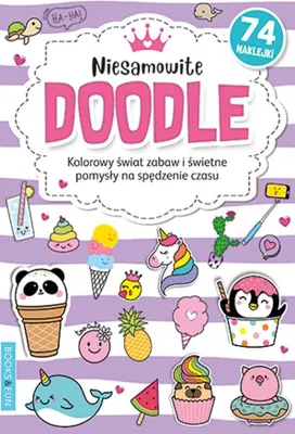 Produktbild von Kolorowanka Niesamowite Doodle z naklejkami