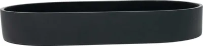 Produktbild von VIVANNO Pflanzschale Fiberglas SOLENA Schale, Anthrazit matt - 35x20x5 cm