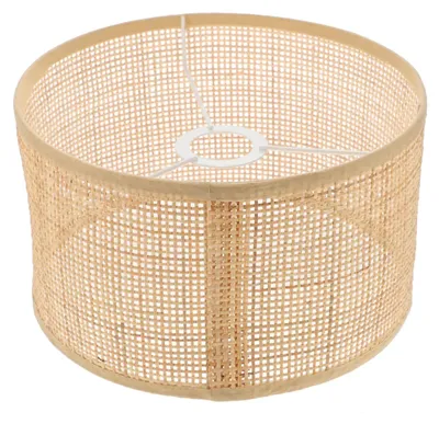 Rattan-Lampenschirm, gewebt, Hänge-Lampe, 25x25x15 cm