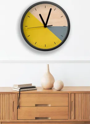 Produktbild von Opviq, Artavessa3Dclock2, Dekorative MDF-Uhr, Mehrfarbig, 100 % MDF, 36 x 36 x 1 cm