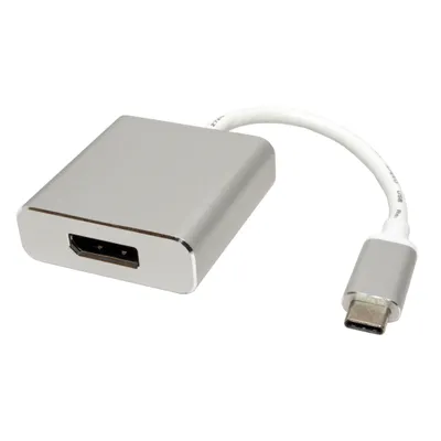 Obrázek produktu pro ROLINE Adaptr USB C(M) -> DP(F), 4K@60Hz, Alu (12.03.3220)