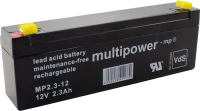Produktbild von Multipower Bleiakku MP2,3-12 - 12V 2,3Ah (VdS)