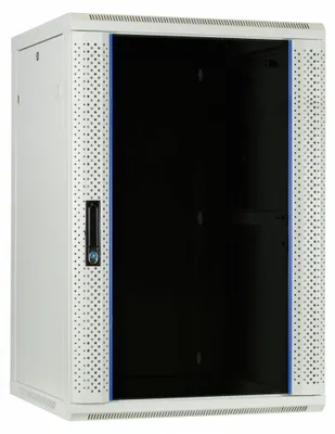 Obrázok produktu pre 22 Serverová skriňa U, nástenná skriňa so sklenenými dverami (ŠxHxV) 600 x 600 x 1100 mm biela