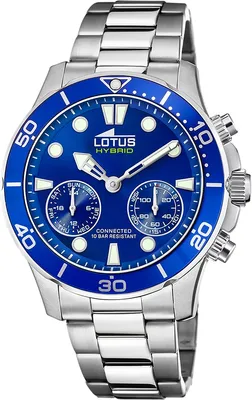 Lotus 18638/1 Orologio Uomo Quarzo - Cassa Rotonda Acciaio E Bracciale Maglia