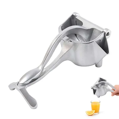 Produktbild von Frischer Fruchtsaftpresse,Manuelle Zitronenpresse mit ergonomischem Griff, leicht zu reinigen, geeignet fš¹r Orangen, Zitrusfrš¹chte, Granat?pfel