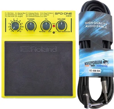 Produktbild von Roland SPD One Kick Percussion Pad mit Kabel