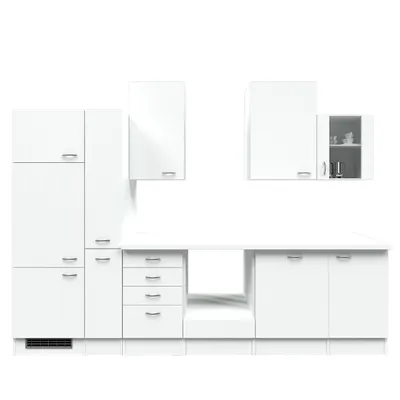 Produktbild von Küchenzeile ohne E-Geräte - 310 cm - Weiß – Witus