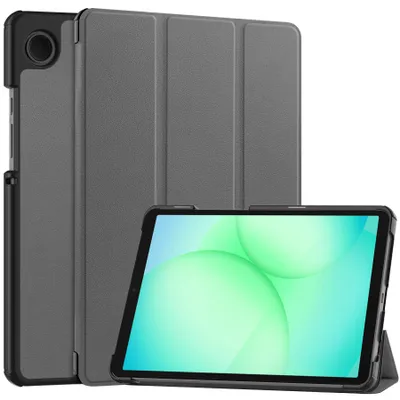 Imagen del producto de Funda 2 en 1 con protector de vidrio para Samsung Galaxy Tab A11+ 2025, Tab A9+ de 11 pulgadas (modelos X210, X230). Estuche delgado para tablet con función de soporte y función de encendido/apagado automático