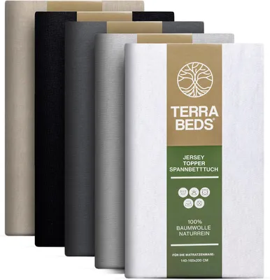 Obrázok produktu pre Prémiová prikrývka na matrac 140 x 200 cm, 160 x 200 cm, 160 g/m² – 100% kvalitná bavlnená tkanina s certifikáciou Oeko-Tex, určená na posteľ s pružinami