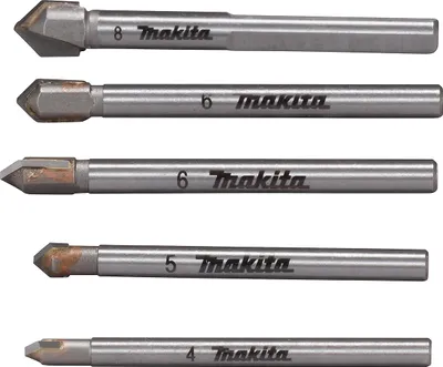 Immagine prodotto di Makita E-25410 Glas-/Fliesenbohrer-Set 5-tlg.