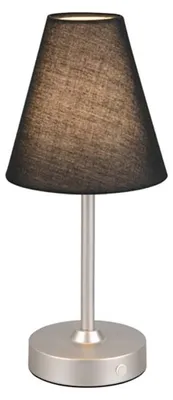 Immagine prodotto di LED, lampada da tavolo, nera, a batteria, H 29 cm