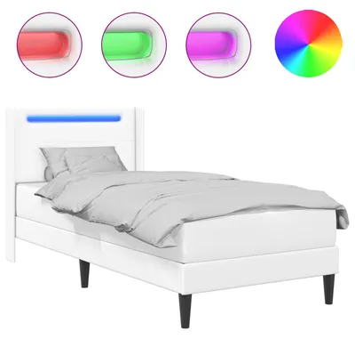 Zdjęcie produktu dla Rama łóżka z materacem Biały 80 x 200 cm