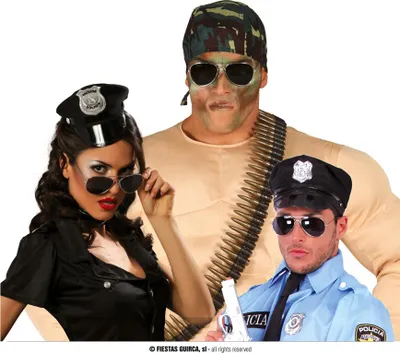Obrázek produktu pro Párty brýle Pilot - letec - policista