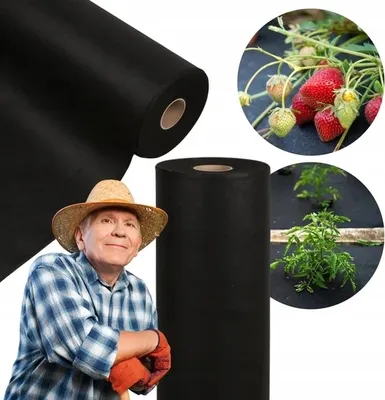 Obrázek produktu pro Netkaná Agro textilie černá 50g s UV 30 m 3,2 m