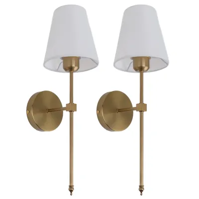 Zdjęcie produktu dla Zestawy kinkietów ściennych, zestaw oświetlenia ściennego, lampa ścienna nocna, złota metalowa lampa ścienna, oprawy ścienne do sypialni, nowoczesne oświetlenie ścienne