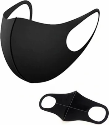 Image de Non-tissé Masque réutilisable à usage unique Masque de protection respiratoire bleu