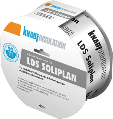 Imagen del producto de KNAUF Insulation Haftklebeband LDS Soliplan 60mm 40m