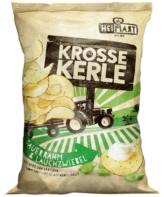 Produktbild von HeiMart Krosse Kerle Sauerrahm & Lauchzwiebel 115g