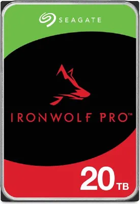 Immagine prodotto di Seagate NAS HDD 3.5″ IronWolf Pro 20TB 7.2K SATA - Disco rigido - Serial ATA
