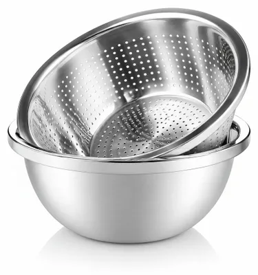 Imagen del producto de JL Cuisine - Colador de cocina - Acero inoxidable 304 - Ajustable, Imagen generada por IA