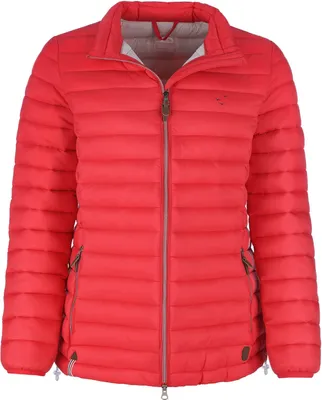 Produktbild von modAS Damen Steppjacke mit Stehkragen - Gesteppte Jacke in Daunenoptik inkl. Aufbewahrungsbeutel in Rot Größe 48/50