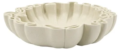 Produktbild von Mauro Ferretti Dekorative Schale Stons 30,5 x 29 x 7,5 cm, cremefarben