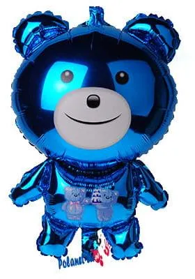 Productafbeelding van BALLON 24" - Blauwe teddybeer-ballon