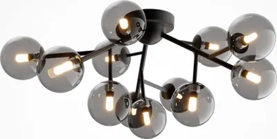 Produktbild von Maytoni Deckenleuchte Dallas Schwarz, 12xG9, exkl. Leuchtmittel