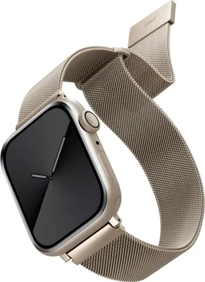 Immagine prodotto di Uniq Pasek Dante Apple Watch Series1/2/3/4/5/6/7/8/9/Se/Se2 42/44/45Mm Acciaio inossidabile Starlight