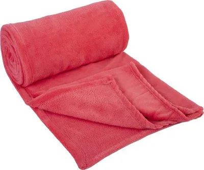 Imagen del producto de Unyqoos® Manta de forro polar y cuadros, 150x200 cm – súper suave y cálida, manta de forro polar de poliéster para sofá y cama, color rosa