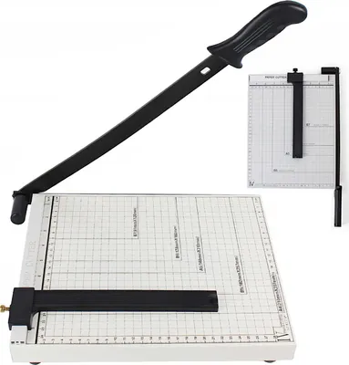 Zdjęcie produktu dla Gilotyna obcinarka trymer do cięcia papieru 32 x 25 cm
