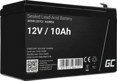 Produktbild von Green Cell Akumulator Żelowy/Agm Agm50 12V 10Ah