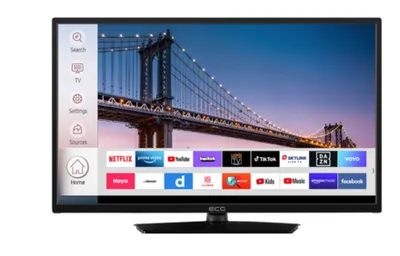 Obrázok produktu pre ECG 32HSL231M, 81,3 cm (32"), 1366 x 768 px, HD, LED, Wi-Fi, Čierna