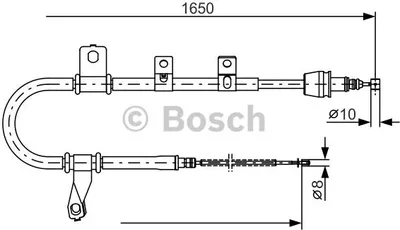 Produktbild von Bosch Seilzug, Feststellbremse  1 987 482 074