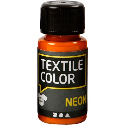 Produktbild von Textilfarbe, Neonorange, 50 ml/ 1 Fl. [HOB-342130]
