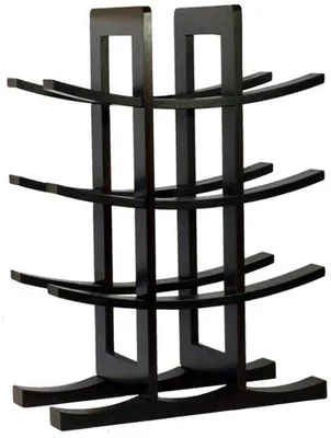 Produktbild von Weinflaschenhalter, 12 Flaschen, Weinregal, Weinwand, Holz