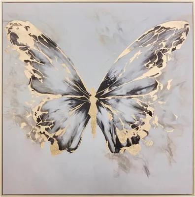 Produktbild von Gerahmtes gedrucktes leinwandbild hilo 60x60cm - Atmosphera créateur d'intérieur