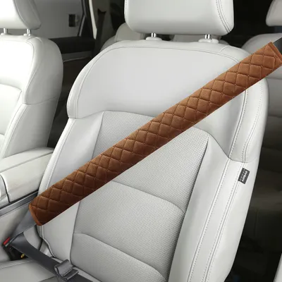 Immagine prodotto di Imbottitura per cintura di sicurezza, 65 cm, marrone, 1 pezzo