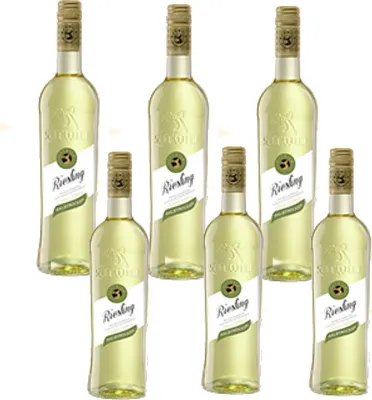 Produktbild von Rotwild Riesling halbtrockener Weißwein feines Aroma 750ml 6er Pack
