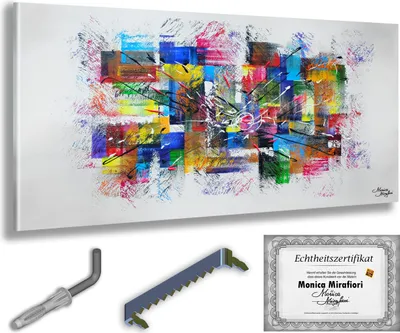 Immagine prodotto di Monica Mirafiori I 100% DIPINTO A MANO I Pittura "Segreto" 140x70cm | Pittura dipinta a mano | Pittura acrilica | Pittura acrilica molto grande I Arte moderna I Quadri d'arte