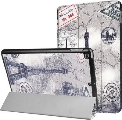 Produktbild von Mobigear Tri-Fold iPad 6 (2018) Hülle Klapphülle - Eiffelturm