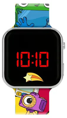 Produktbild von Disney Kids Toy Story Armbanduhr mit 5 LEDs, digital, bequem, Silikonarmband