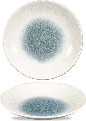 Produktbild von CHURCHILL Isla topaz blue Teller halbtief, coupe, Höhe: 35 mm, ø: 255 mm