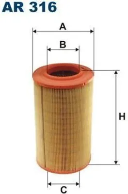Produktbild von Luftfilter FILTRON AR 316