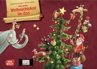 Obrázek produktu pro Das große Weihnachtsfest im Zoo. Kamishibai Bildkartenset